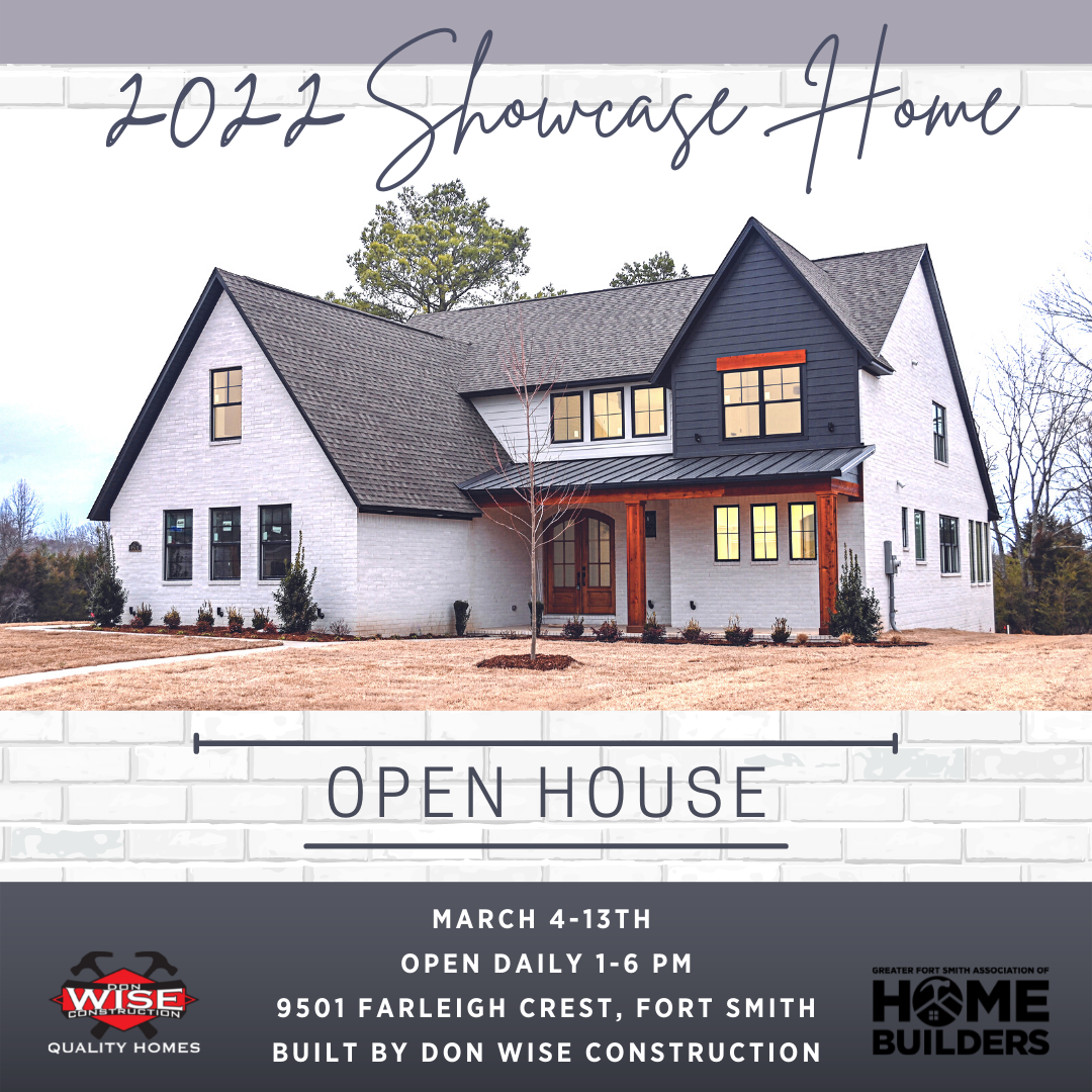 Greater Fort Smith Home Builders Association "Open House" 2022