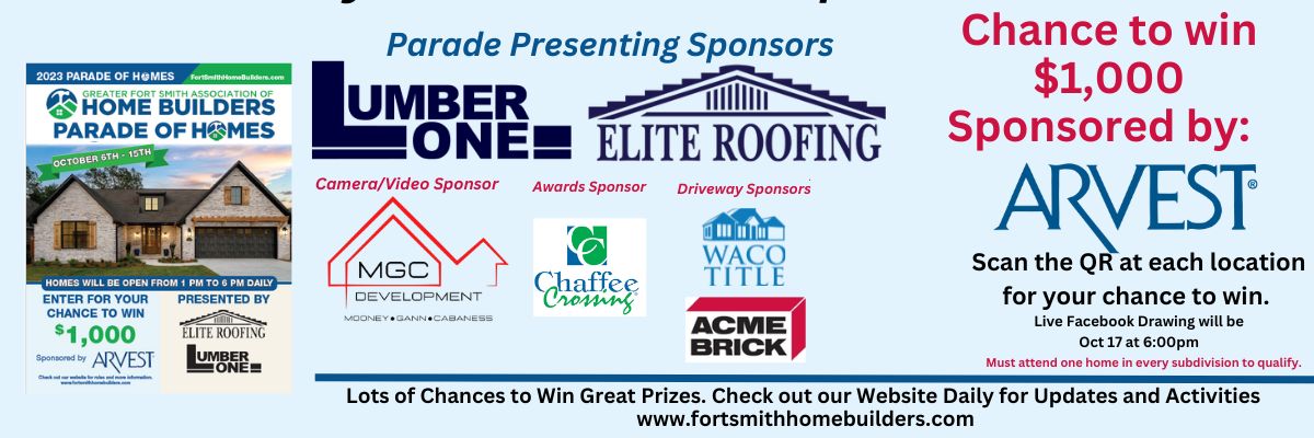 Parade of Homes Sponsors